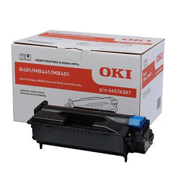 Oki Tambor Laser Negro 25.000 Paginas B/401 Mb/441/451