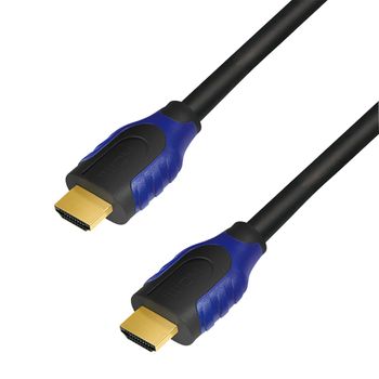 Cable Hdmi 1m 2.0 Con Ethernet, 4k2k/60hz, Negro