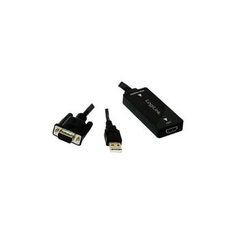 Conversor Vga Con Audio A Hdmi Logilink