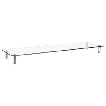 Logilink Bp0060 Soporte De Mesa Para Pantalla Plana Independiente Acero Inoxidable, Transparente