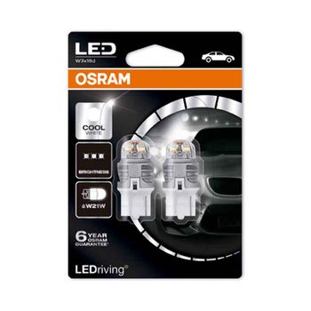 7905cw-02b - Blíster 2 Lámparas Osram Ledriving® 3w W3x16d 12v Cool White 6000k.