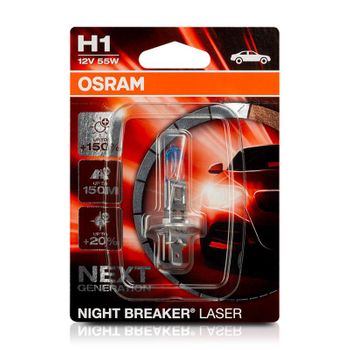 Lámpara Osram ® 64150nl-01b H1 1 Night B Laser 55w12v+150% Next Generation.