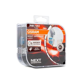 OSRAM NIGHT BREAKER LASER H7, +150% más de luz, lámpara halógena