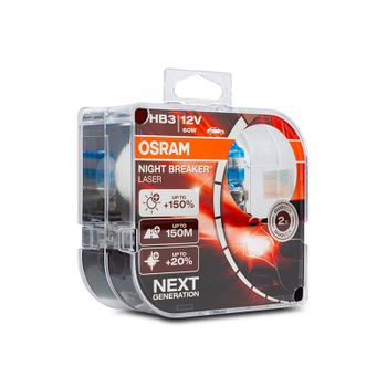 Lámpara Osram ® 9005nl-hcb Hb3 2 Night B Laser 60w12v+150 Next Generation.