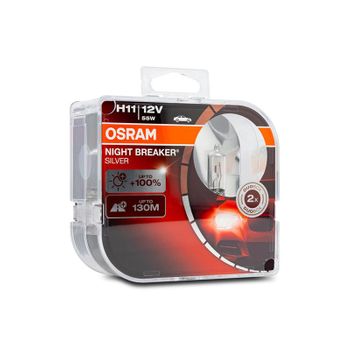 Lámpara Osram ® 64211nbs-hcb H11 2 Night B Silver 55w 12v 1.