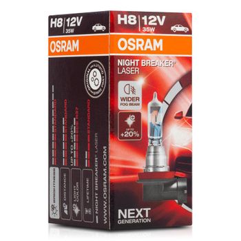 Lámpara Osram ® 64212nl H8 1 Night B Laser 35w12v+150% Next Generation.
