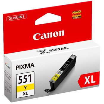 Canon Cli-551xl Y W/sec Cartucho De Tinta 1 Pieza(s) Original Alto Rendimiento (xl) Amarillo