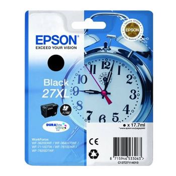 Cartucho Epson 27xl Negro  Wf3620ss