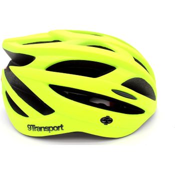 9transport Casco Ciclismo Para Adulto, Talla Única Ajustable, Con Visera,  Color Verde-lima