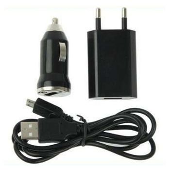 Kit 4 En 1 Cable De Datos Y Cargador Micro Usb 1a