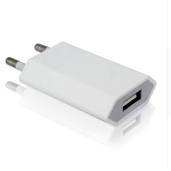 Cargador Rapido Usb 1a Para Apple Iphone 4, 3, 3g, 3gs, Blanco