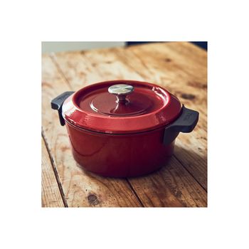 Woll - Woll - Woll - Cocotte Redonda De Hierro Fundido Woll 2.8 L Rojo Chilli 20 Cm