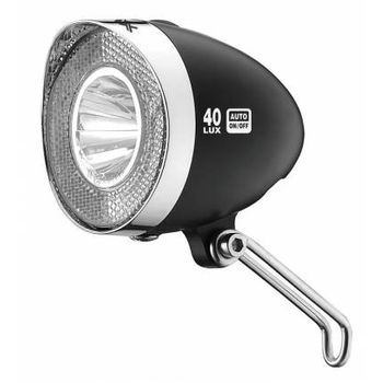 Faro Delantero Xlc Cl-d03 Faro Led 40 Lux Con Sensor Negro