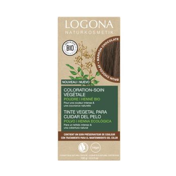 Colorante Vegetal Castaño Chocolate Logona ( Chocolate Brown ) 2 X 50 Gr