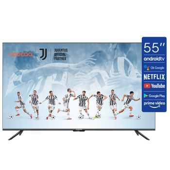 Tv Led 139,7 Cm (55'') Coocaa 55s6g, 4k Uhd, Smart Tv, Android 10