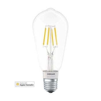 Osram Smart + Bombilla Led De Filamento Conectado - E27 Edison - Blanco Cálido Regulable 5