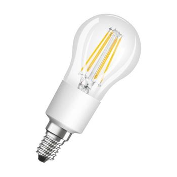 Osram Bombilla Esférica Led E14 - 6 W - Filamento Transparente