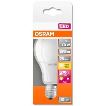 Bombilla Estándar Con Sensor De Luz Led Star + 10 W E27 Osram