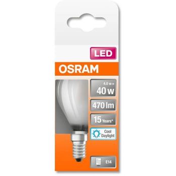 Bombilla Led Esférica - 4w E14 - Luz De Día Osram