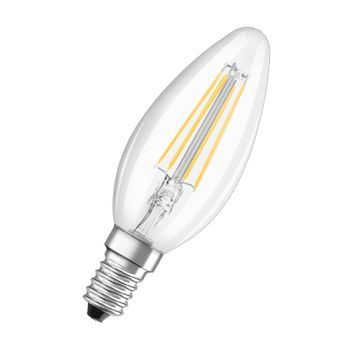 Bombilla Led Osram B E14 Transparente 4,8w 470lm 2700k Regulable Ip20  300 ° [lv-4058075437043]