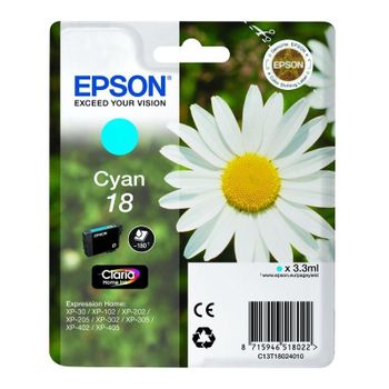 Epson - Daisy Cartucho 18 Cian (etiqueta Rf) - C13t18024022