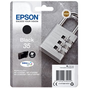 Padlock Singlepack Black 35 Durabrite Ultra Ink