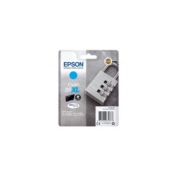 Epson - Padlock Singlepack Cyan 35xl Durabrite Ultra Ink