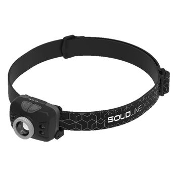 Linterna Frontal Led Sh5 Luz Roja 400 Lm Solidline