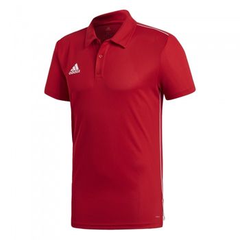 Polo Adidas Manga Corta Rojo Adulto