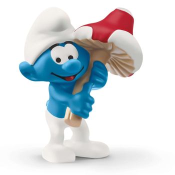 Schleich Pitufos Smurf With Good Luck Charm