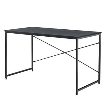 Mesa De Comedor Tablero De Mdf Madera Oscura 160 X 80 Cm 4 Plazas Patas De  Metal Negro Industrial Moderno Saritas - Madera Oscura con Ofertas en  Carrefour