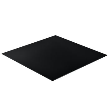 [neu.haus]® Tablero De Vidrio Para Mesa De Centro - Para Mesa De Comedor - Placa Inferior Para Chimenea - Vidrio Templado - 70 X 70 Cm - Negro