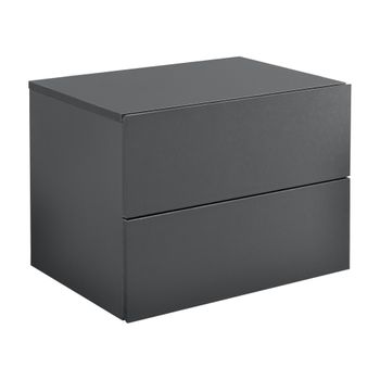 Estantes De Pared Con Cajón 2 Uds Mdf Gris 40x23,5x10 Cm Vidaxl con Ofertas  en Carrefour