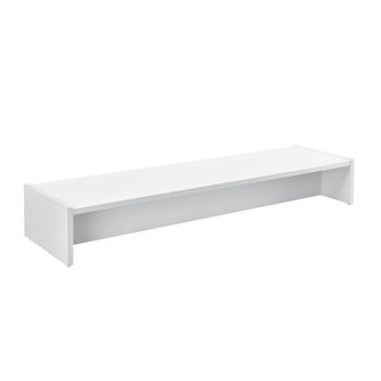 en.casa]® Soporte Para Monitor - 100 X 27 X 15 Cm - Base Para Pantalla -  Para Mesa De Ordenador - Organizador De Escritorio Para Monitor O Portátil  - Gris Oscuro con Ofertas en Carrefour