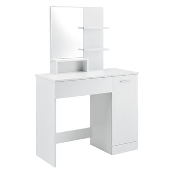 Organizador De Escritorio Vieremä Aglomerado 9 X 30 X 31 Cm - Blanco Y  Efecto Bambú [en.casa] con Ofertas en Carrefour