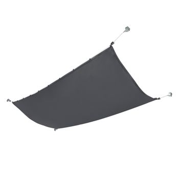 Marquesina Exterior Para Puertas Mellerud Protección Policarbonato /  Plástico 100 X 100 Cm - Negro Y Marrón [en.casa] con Ofertas en Carrefour