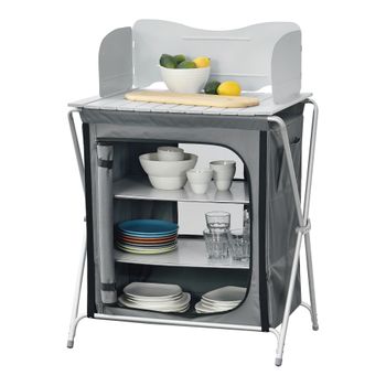 Cocina De Camping 97x47,5x78cm - Gris con Ofertas en Carrefour