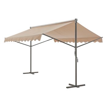 pro.tec] Toldo Articulado Con Armazón - Gris - 400 X 120 X 200-300 Cm - Toldo  Enrollable Terraza Balcón - Protector De Sol - Parasol con Ofertas en  Carrefour