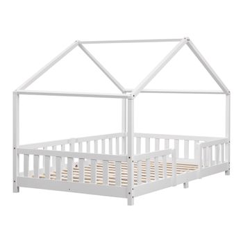 Cama para niño Madera de pino Grafito 90x200 TERRY