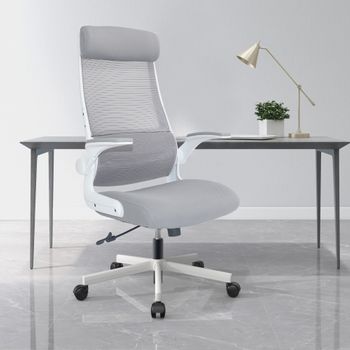 Thinia Home - Silla De Escritorio Century, Oficina, Despacho, Home Office,  Respaldo Malla Transpirable, Soporte Lumbar, Reposabrazos, Altura  Ajustable, Ergonómica, 67x(59-95)x(109-119)cm, Gris O Negro con Ofertas en  Carrefour