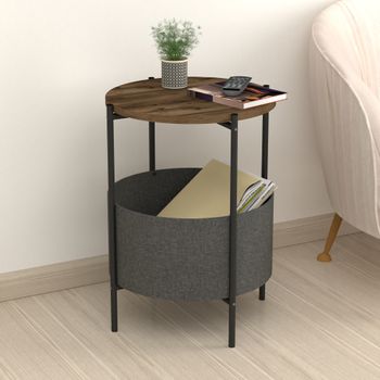 Set De 4 Mesas De Centro Nido Højer Aglomerado/haya 48 X 77 X 77 Cm Efecto  Madera [en.casa] con Ofertas en Carrefour