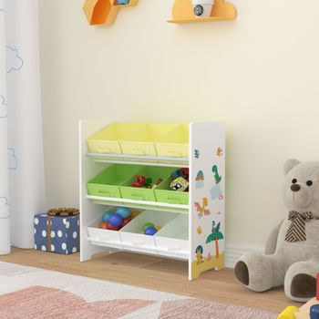 Juego De 3 Cubos Estantes De Pared De Mdf Homcom 25x25x9 Cm - Blanco con  Ofertas en Carrefour