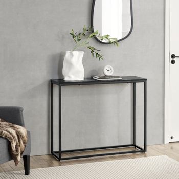 Perchero Burro Ørbæk Metal/aglomerado 144 X 100 X 35 Cm Negro Efecto Madera  [en.casa] con Ofertas en Carrefour