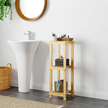 TIENDA EURASIA Mueble Y Estanteria Para Baño Encima WC Baldas