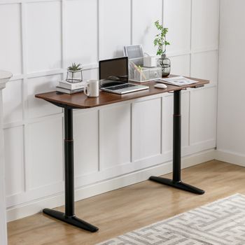 Mesa Escritorio Con Ruedas 80x50x132 Cm Negro con Ofertas en