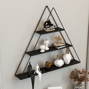 Vitrina Søndersø Con 2 Puertas Estante Cristal Y Aglomerado 115 X 70 X 31  Cm - Gris Oscuro Y Negro [en.casa] con Ofertas en Carrefour