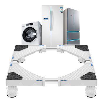 vidaXL Soporte pedestal para lavadora con cajón blanco