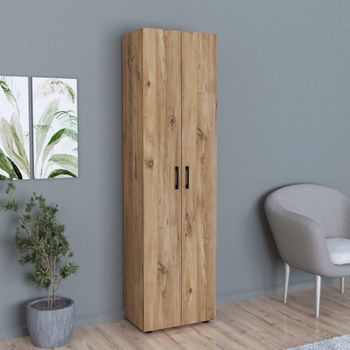 Armario Hamar Madera Maciza De Pino Gris Claro 99x45x137 Cm Vidaxl con  Ofertas en Carrefour