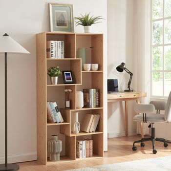 Librería Estantería Genius 2 Cajones 4 Huecos Blanco Y Gris Dormitorio  Habitación Juvenil Infantil 130x70x35cm con Ofertas en Carrefour