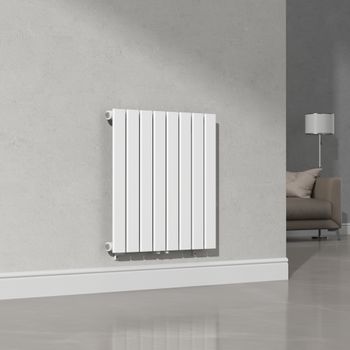 Radiador De Panel Nore De Diseño Monocapa Tubular Acero 60x90 Cm - Blanco  [neu.haus] con Ofertas en Carrefour